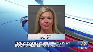 Real estate agent accused in murder or hire plot violates terms of probation