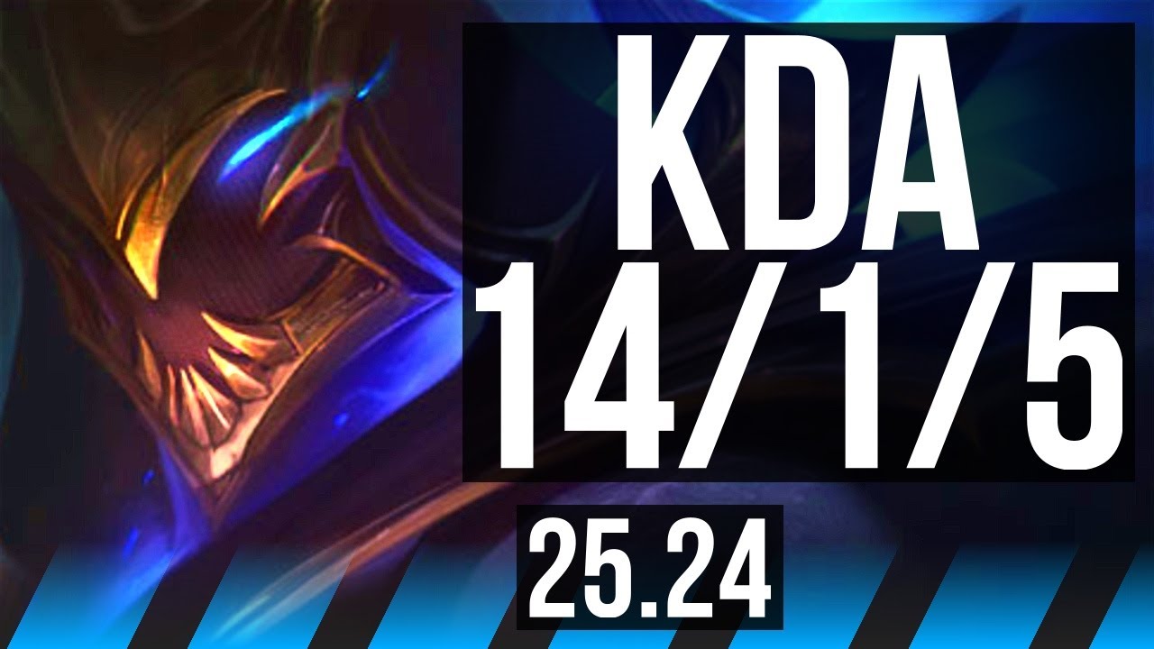 ZED vs YONE (MID) | 14/1/5 | KR Master | 25.24