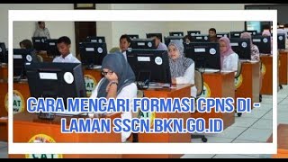 Cara Mencari Formasi CPNS di Laman Sscn bkn go id