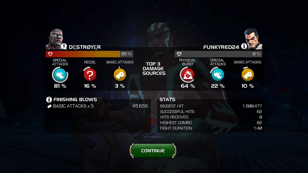 Gentle vs Buffed Punisher Node 9 [XMN•P] vs [•MLA•] - Bigger Thing