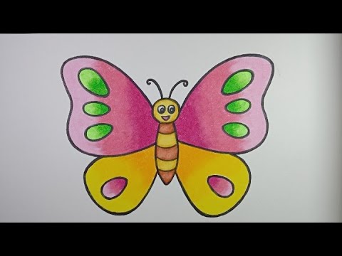 Video: Cara Belajar Menggambar Kupu-kupu