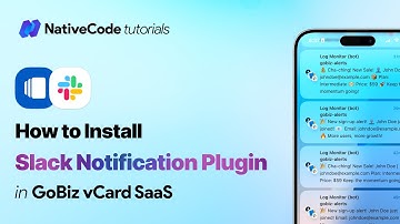 How to Install Slack Notification Plugin in GoBiz vCard SaaS Script