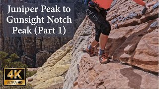 Epic Technical Hike up Juniper Peak then Traversing to Gun Sight Notch Peak, Red Rocks Nevada!