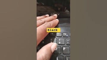 Sony Vaio Series Laptop Black/ Blank Display Screen Problem#macnitesh#keyboardtricks#2024short
