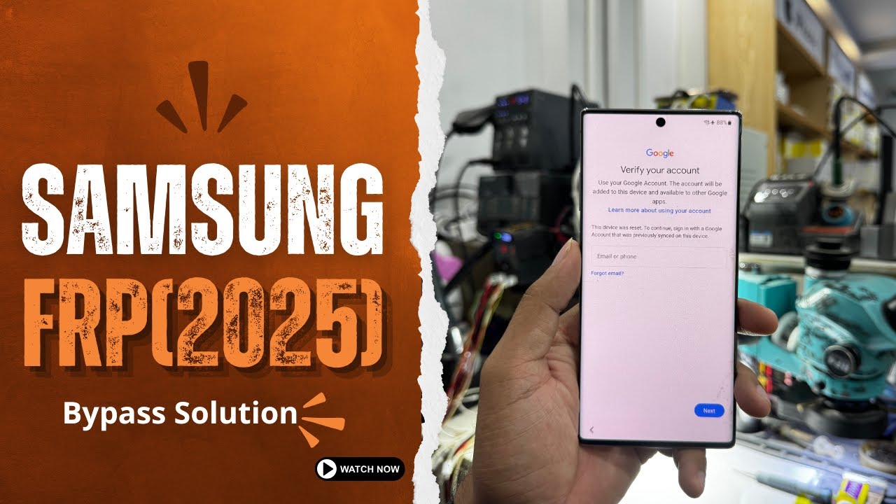 Samsung FRP Bypass(2025),New Security Update | 100% Working All Version.