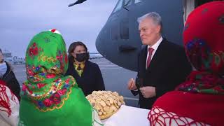 Lietuvos Respublikos Prezidentas Gitanas Nausėda atvyksta į Ukrainą
