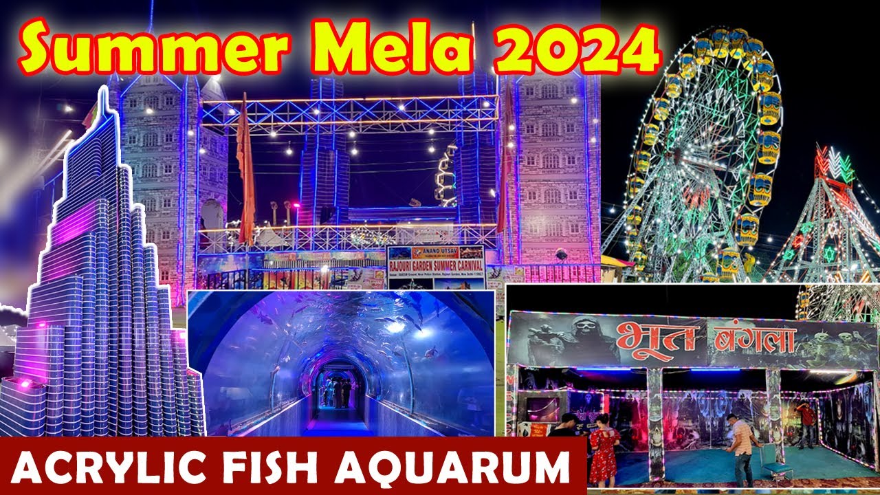 Dubai Theme Carnival Rajouri Garden Delhi Underwater Fish Tunnel