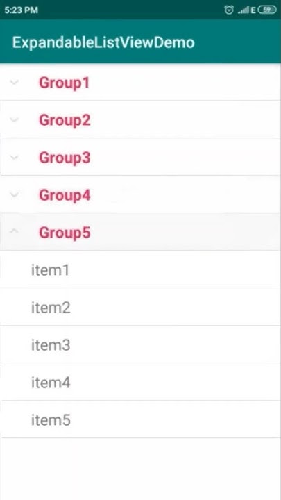 How to Create Expandable ListView in Android Studio ...