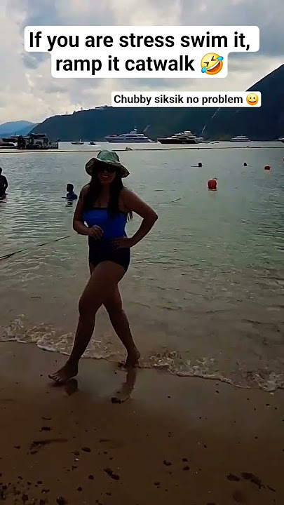 only in hk 🇭🇰🤣 pilipins more marites #swim #beach