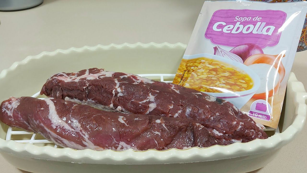 🍴SOLOMILLO EN SALSA DE SOPA DE SOBRE 🕐 EN 10 MINUTOS // BEATRIZ COCINA