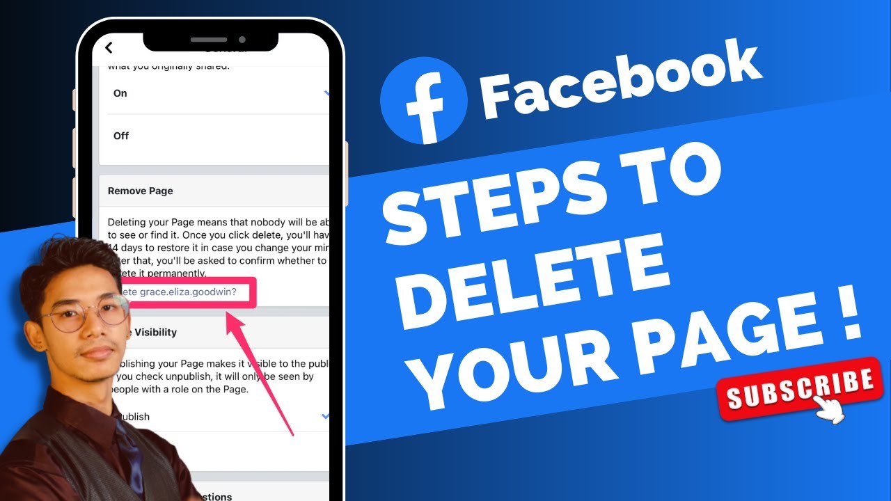 How to Delete Facebook Page ! - YouTube
