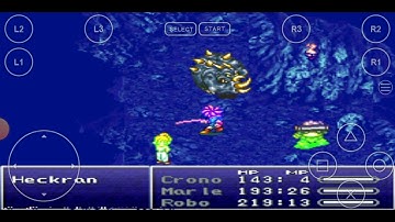 CHRONO TRIGGER-PS1-USA-CRONO, MARLE and ROBO defeat HECKRAN, a POWERFUL BOSS!
