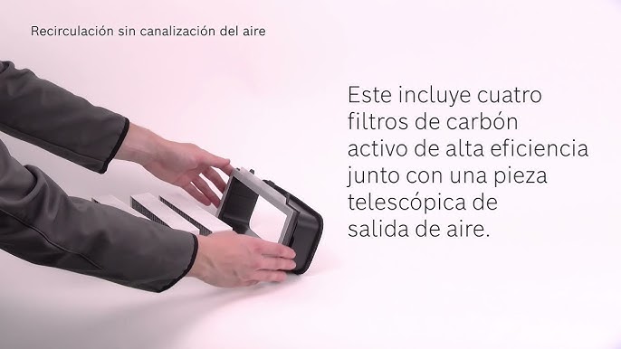 ❓ Cómo cambiar el filtro de carbón activo de la campana 