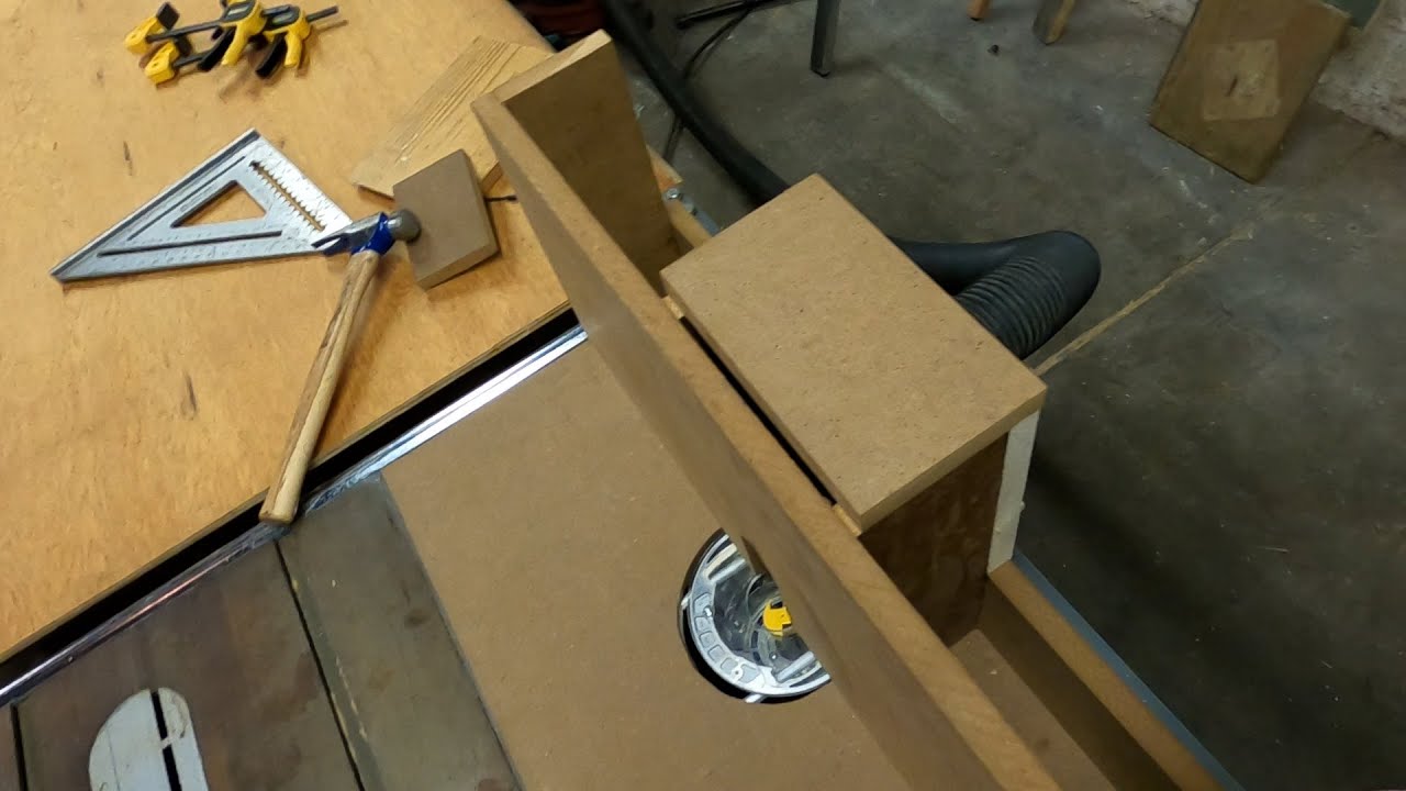 FAST build DIY Router Fence for Raising Panels on router table using ...