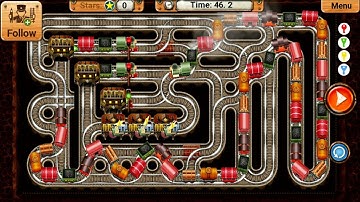 Rail Maze 2 Short Level Gameplay - Train Puzzle Game - Android Gameplay #2252