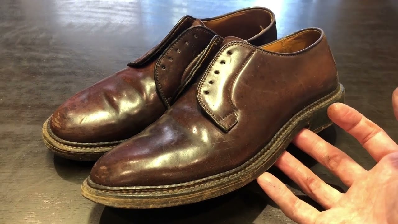 茶のコードバンもいい。さらに長く履くために(前編)