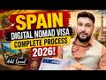 Spain Digital Nomad Visa 2026: Complete Process Finally Revealed! | Best Europe PR Pathway
