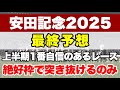 【安田記念2025】狙っていた馬が念願の出走!これで負けたら悔いはありません【最終予想】