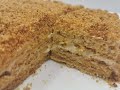 Köstlicher Honigkuchen mit Milchmädchen-Creme, einfach und schnell. MEDOVIK russisches Rezept