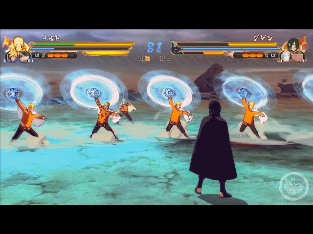 Naruto Seis Caminhos vs Primeiro Hokage - Naruto Ultimate Ninja