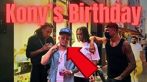 BIRTHDAY PARTY WITH UK RAPPERS🇬🇧😱 Motion in Cologne at Kony's birthday | Konygebony