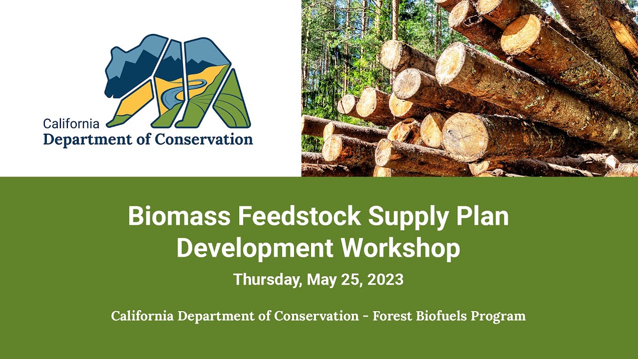 Biomass Feedstock Supply Plan Development Workshop