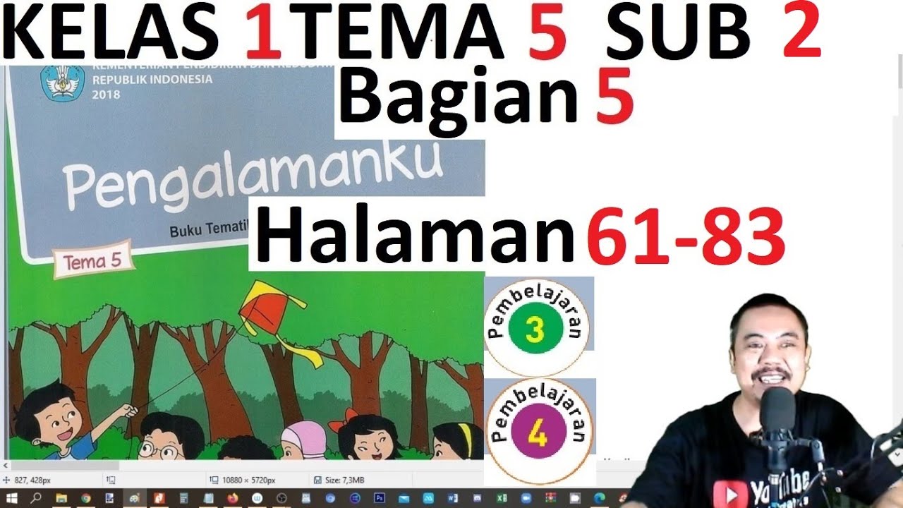 Tema 5 Kelas 1 Subtema 2 Pembelajaran 5 6 Halaman 61 83 Pengalamanku Bagian 5 Rev 2017 Youtube