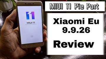 Download MIUI 11 Pie Port for Redmi 4X/4 (santoni) Review | Xiaomi Eu 9.9.26