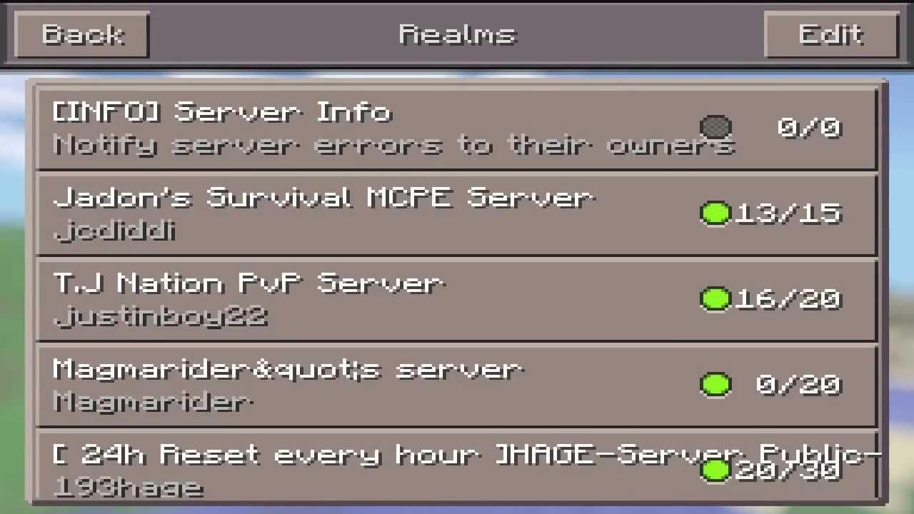 Como Jugar Minecraft Pocket Edition Online Multiplayer 