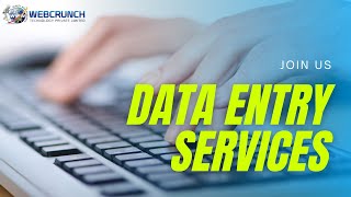 Data Entry Outsourcing Company Data Management Services Webcrunch Technology Pvt. Ltd.