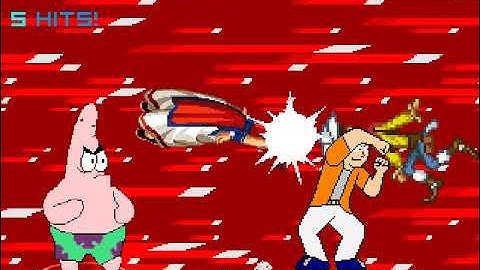 MUGEN Request: Rick Renalds & Patrick Star V2 Vs Li Xiangfei & Lucky Luke