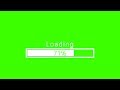 Free Loading Animation in Black or White color Green Screen