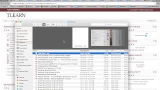 Add and Display a PDF in a New Window in TLEARN