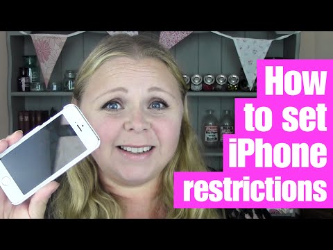 Video: May parental controls ba ang iPhone 6?