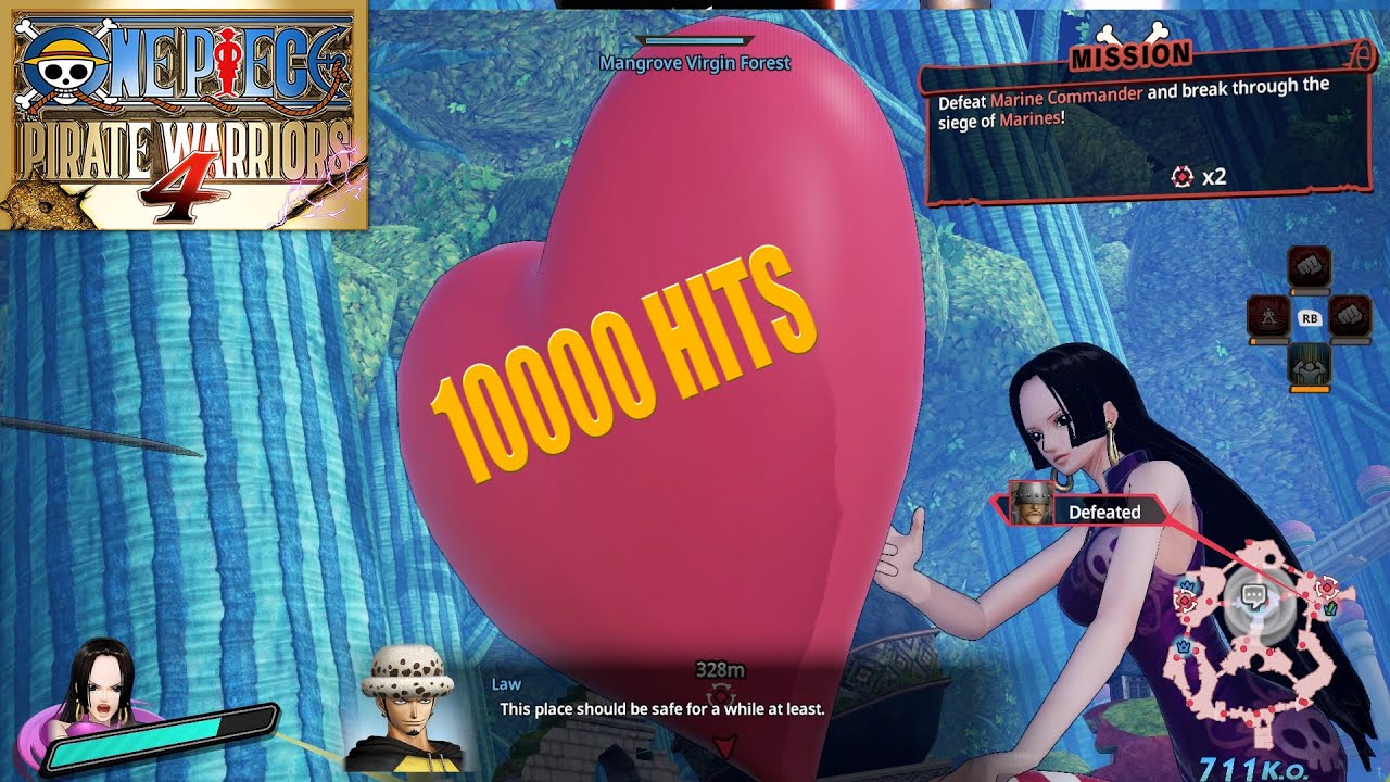 One Piece Pirate Warriors 4 Boa Hancock (ボア･ハンコック) 10000 COMBO HITS