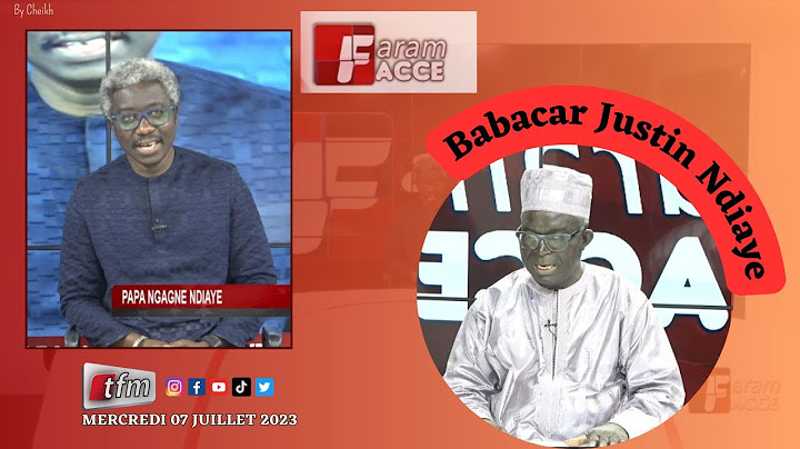 🚨 TFM LIVE : Faram Facce du 05 Juillet 2023 avec Pape Ngagne Ndiaye - Invité : Babacar Justin Ndiaye