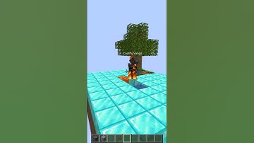 Trolling a NOOB on my SKYBLOCK SERVER!!!!