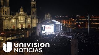 En video: Miles de mexicanos celebran en el Zócalo la victoria de AMLO en las presidenciales