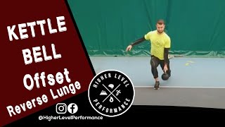 KB Offset Reverse Lunge