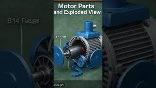 Core Components: The motor features a stator stationary part)and a rotor rotating part.3-phase motor