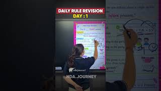 Daily Rule Revision Day 1 #nda #defence #cdsjourney #cds #nda22026