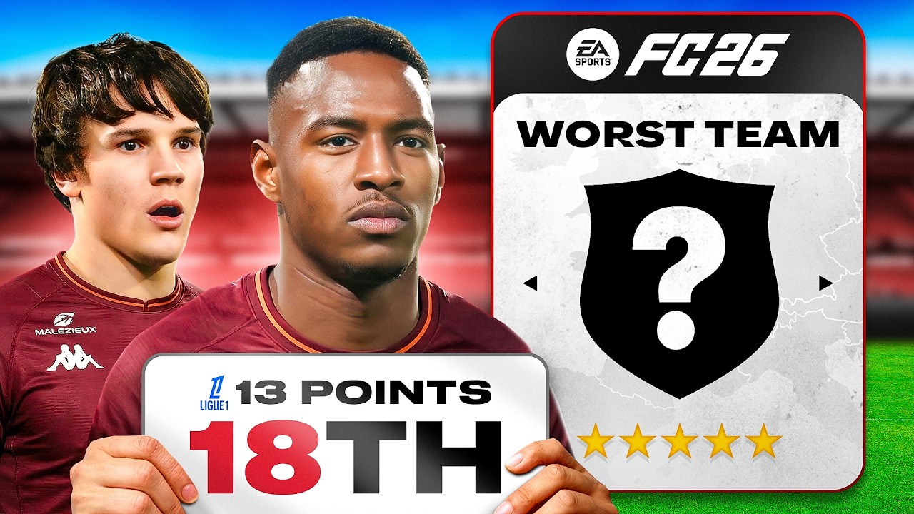 I Rebuild The WORST Team In EUROPE!