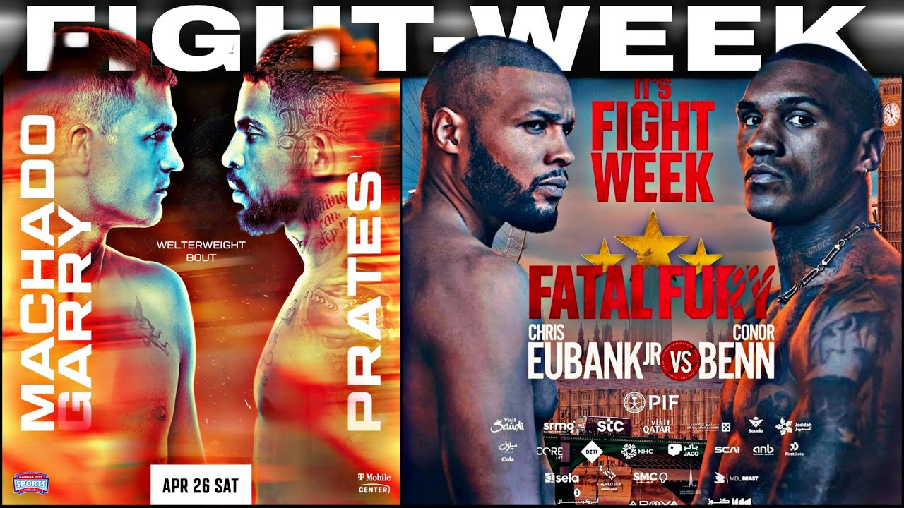 FIGHT-WEEK CALENDAR 🗓️ 17 Fights to Watch this Weekend
