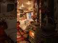 Sleep in a Cozy Snowy Cabin | Winter Ambience with Crackling Fireplace Sounds and Relaxing Snow