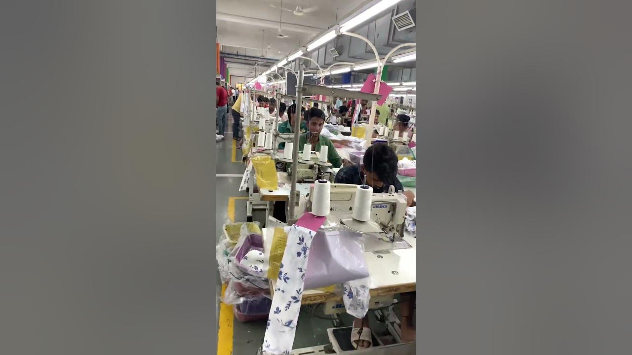 Sewing floor #stitching #floor #production#house #export #house #fashion #factory #fashion #study