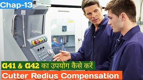 G41 & G42 Cutter Compensation Programming II Tool Hight Compensation #g40 #g41 #g42 #g43#g49