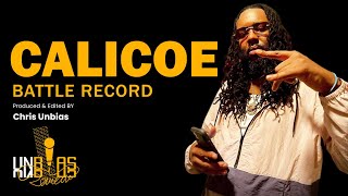 Calicoe:   BATTLE RECORD
