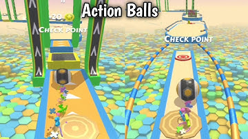 Action Balls Speedrun Gameplay Level 11-15 (Android, iOS) Walkthrough | Game Video