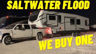 WE WON A SALTWATER FLOODED 2021 CAMPER FLORIDA COPART