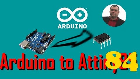 Copy arduino projects to your ATTiny84 chip